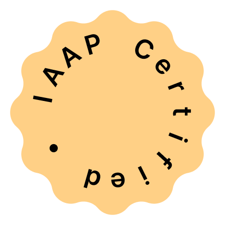 IAAP Certified Accessibility Auditor Badge